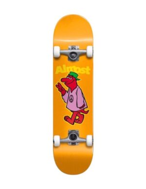 Skate Completo Almost Peace Out Orange 7.87
