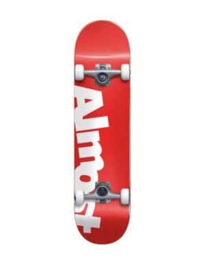 Skate Completo Almost Side Pipe Red 8.125