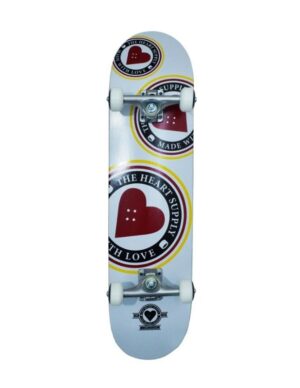 Skate Completo Heart Supply Orbit Logo White 7.75