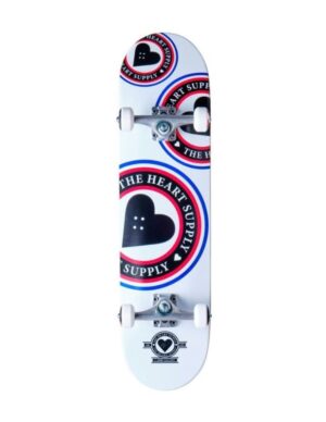 Skate Completo Heart Supply Orbit Logo White 8"