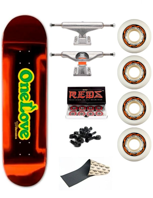 Skate Completo Thank You Jamaica One Love 8.5" Monark Supply 200,00 € Skate Completo Thank You Jamaica One Love 8.5