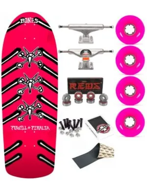 Old School Powell Peralta OG Rat Bones Flower Pink