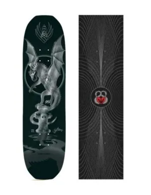 Pack Tabla Powell Peralta Flight Andy Anderson Hydrant Silver Foil 8.4 + Lija Power lines 9