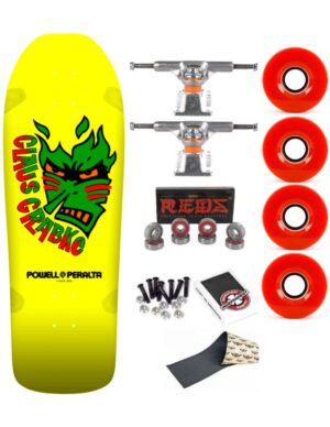 Skate Completo Old School Powell Peralta Claus Grabke Aqua Yellow