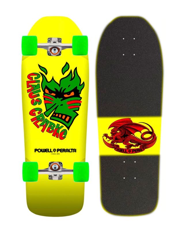 Skate Completo Old School Powell Peralta Claus Grabke Aqua Yellow Green 10" Monark Supply 249,00 € Skate Completo Old School Powell Peralta Claus Grabke Aqua Yellow Green 10
