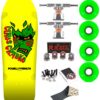 Skate Completo Old School Powell Peralta Claus Grabke Aqua Yellow Green 10" - Imagen 2