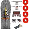 Skate Completo Old School Powell Peralta Geegah Skull and Sword Silver 9.75