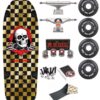 Skate Completo Old School Powell Peralta Ripper Checker Gold Foil Rat Bones