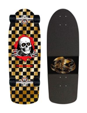 Skate Completo Old School Powell Peralta Ripper Checker Gold Foil Rat Bones 10