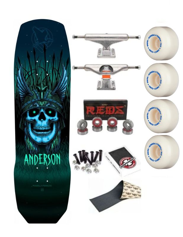 Skate Completo Powell Peralta Andy Anderson Heron Teal 9.13" Monark Supply 259,00 € Skate Completo Powell Peralta Andy Anderson Heron Teal 9.13