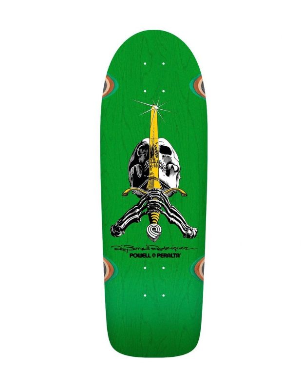 Tabla Powell Peralta OG Ray Rodriguez Skull & Sword Green Stain 10" Monark Supply 129,00 € Tabla Powell Peralta OG Ray Rodriguez Skull & Sword Green Stain 10